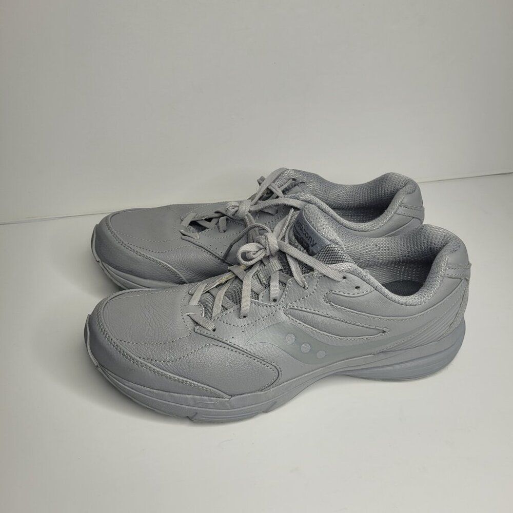 Saucony Integrity Walker 3 Walking Shoes Grey Leather S50204-3 Women's 12